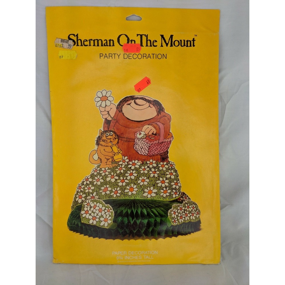 Sherman on the Mount Paper Decoration Centerpiece Honeycomb 1983